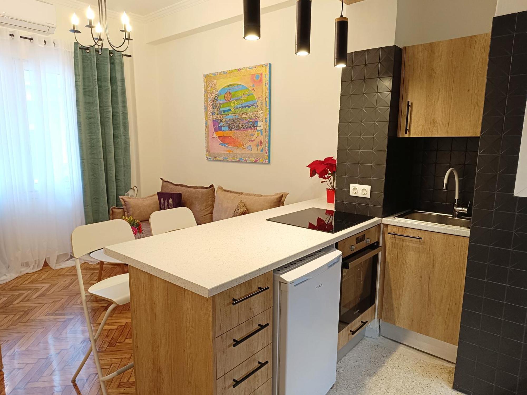 Golden Apartment In Victoria Atenas Exterior foto